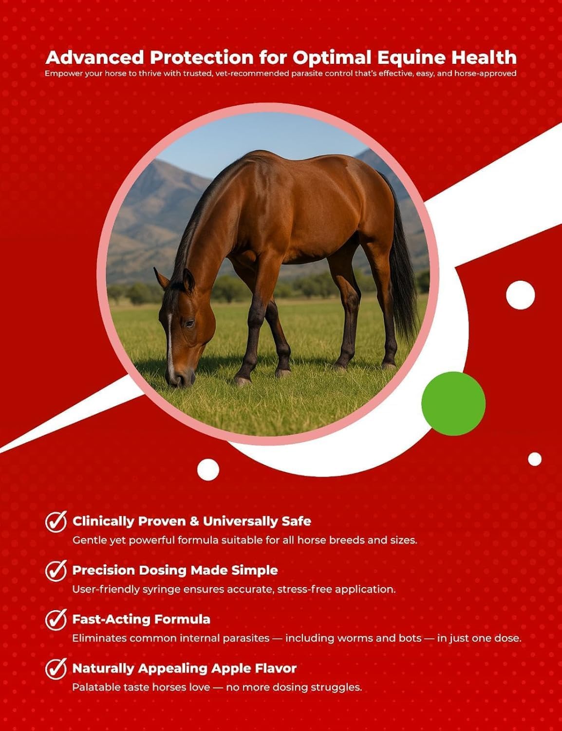 Ivermectin Horse Paste 1.87% – Apple Flavored, Easy-to-Use, Fast Shipping - 1 Pack
