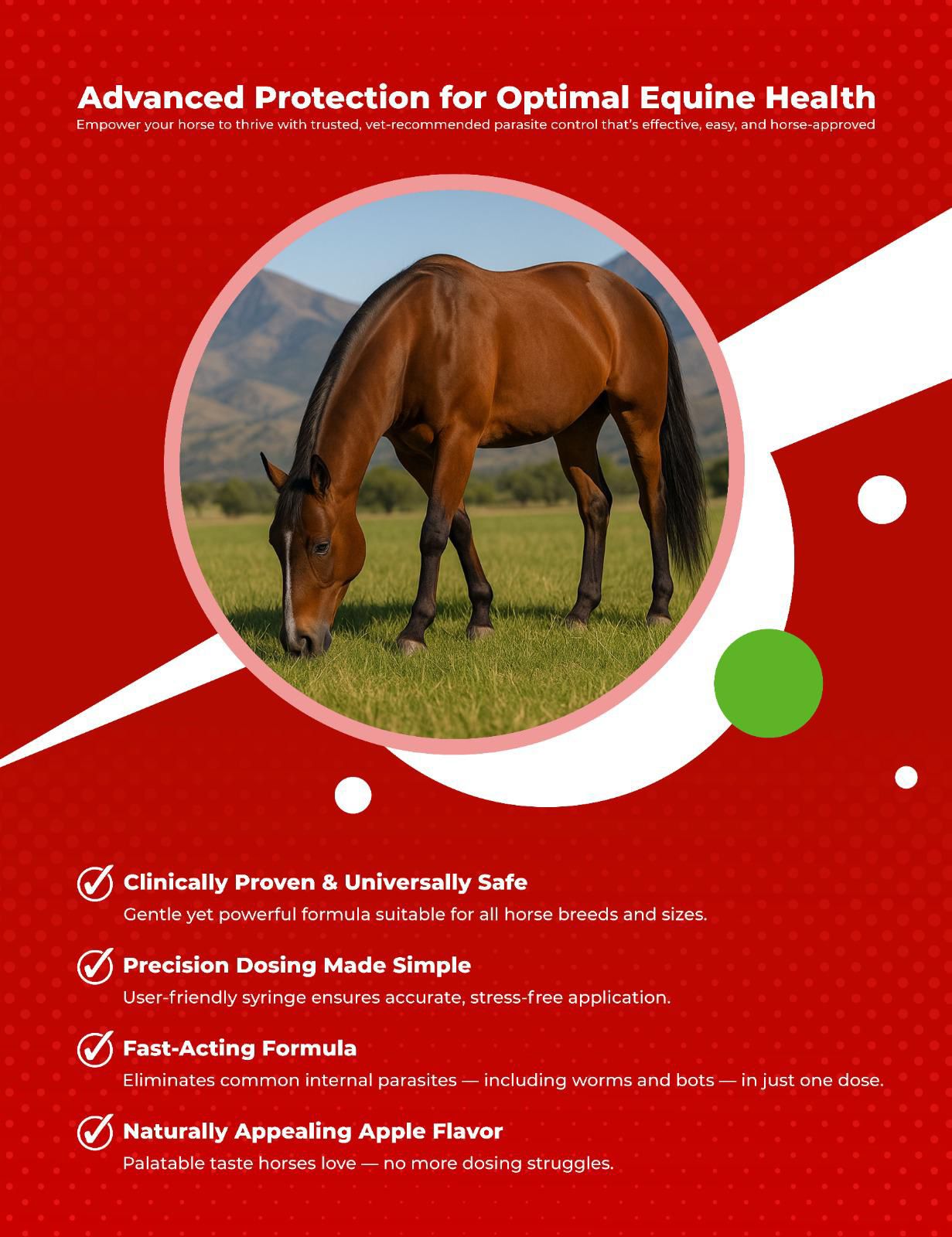 Ivermectin paste for horses up to 1250 pounds