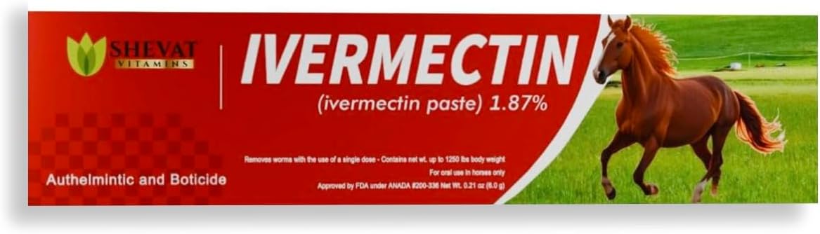Ivermectin Horse Paste 1.87% – Apple Flavored, Easy-to-Use, Fast Shipping - 1 Pack