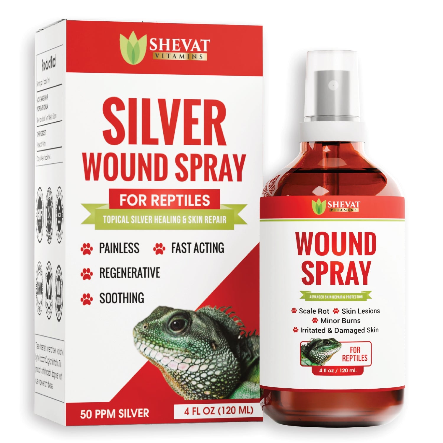 Shevat Vitamins Silver Wound Spray for Reptiles