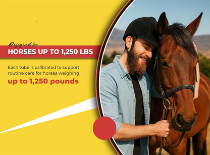 Ivermectin Horse Paste 1.87% – Apple Flavored – 6.08g Tube – for Horses Up to 1250 lb