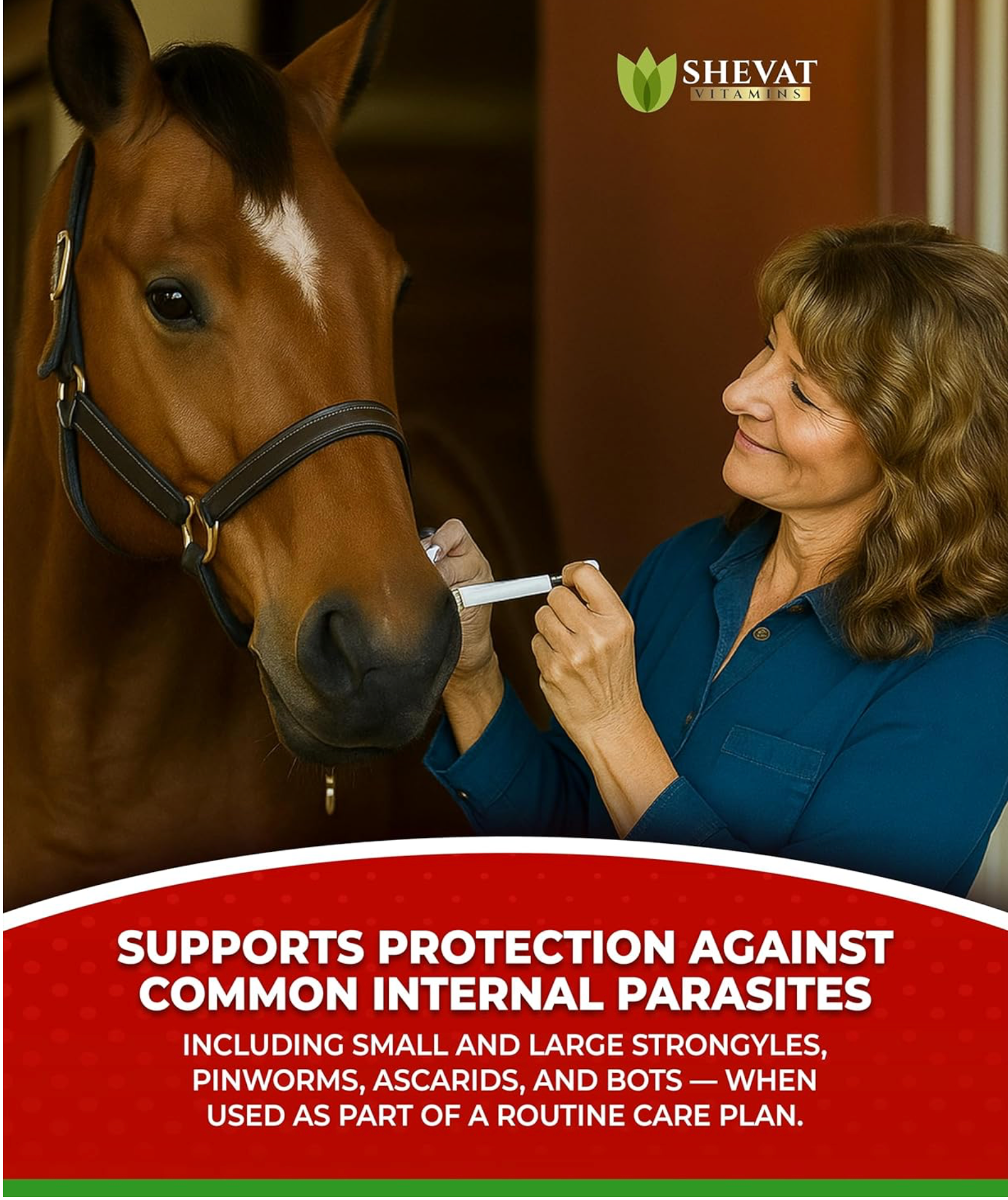 Shevat Vitamins ivermectin Horse Paste Gel 1.87%